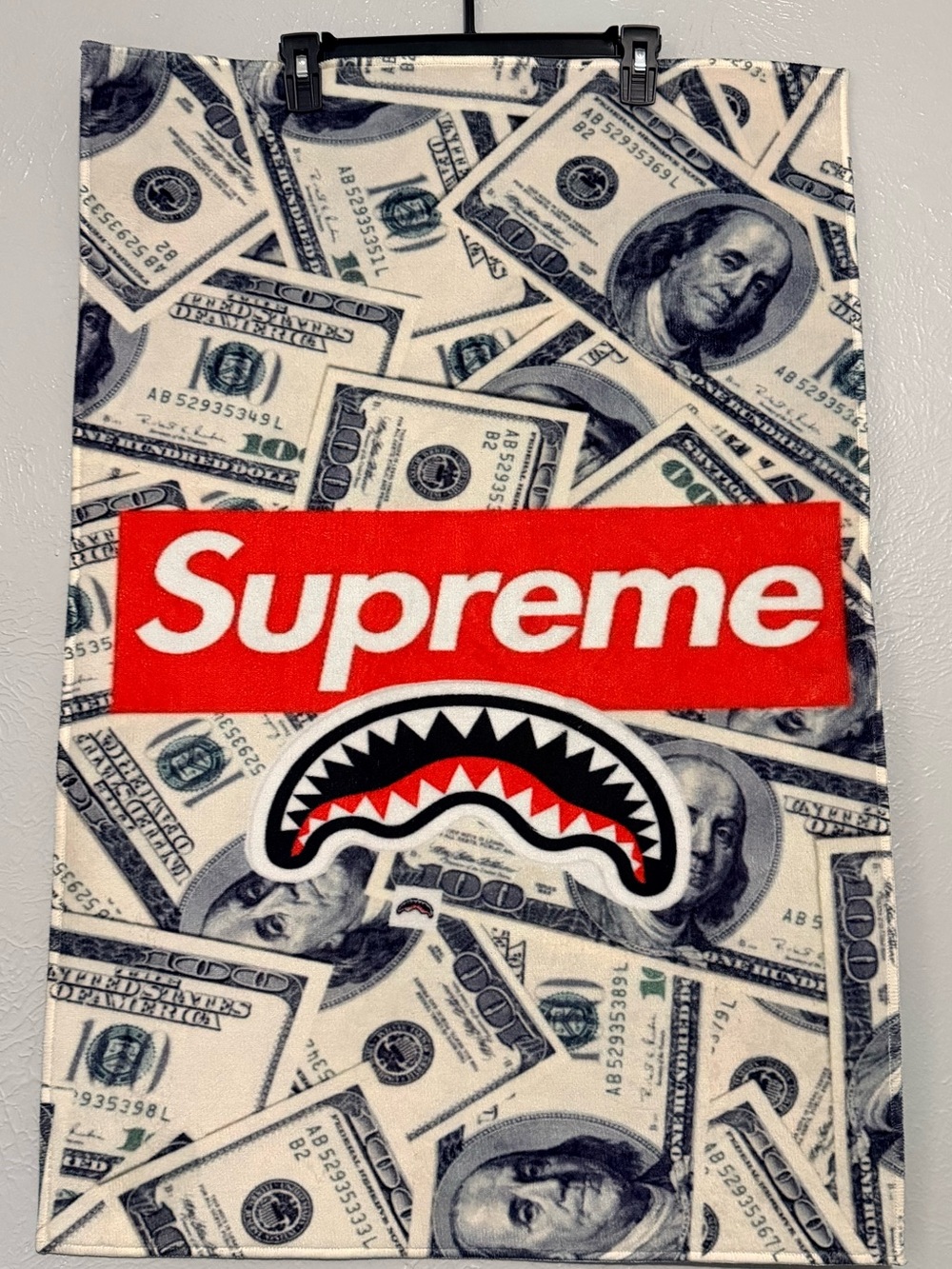 Supreme Money Print Custom Made Rug/Room Decor 35x24 IN.